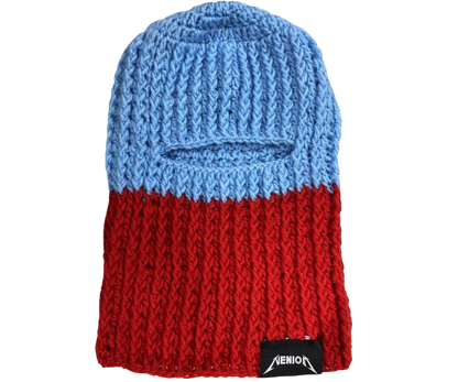 ★ Limited ★ Neniom Half & Half Ski Mask Blue/Red