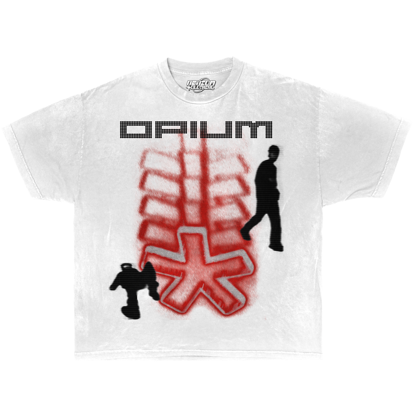 Neniom Opium Fade Garment-Dyed Tee Streetwear Y2K