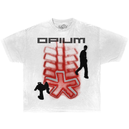 Neniom Opium Fade Garment-Dyed Tee Streetwear Y2K