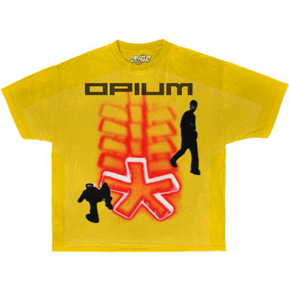 Neniom Opium Fade Garment-Dyed Tee Streetwear Y2K