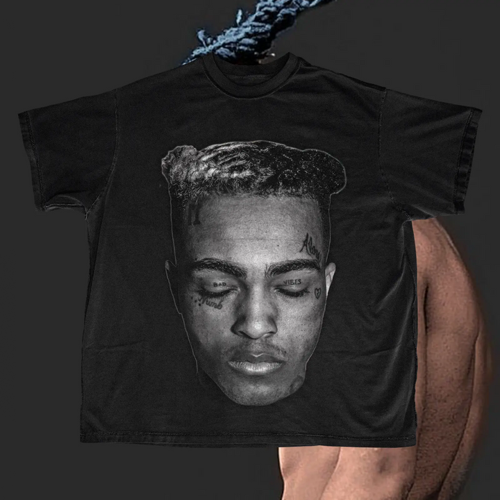 HALL OF FAME XXXTENTACION SHIRT QUOTES OVERSIZED BOXY SHIRT VINTAGE RAP SHIRTS Neniom