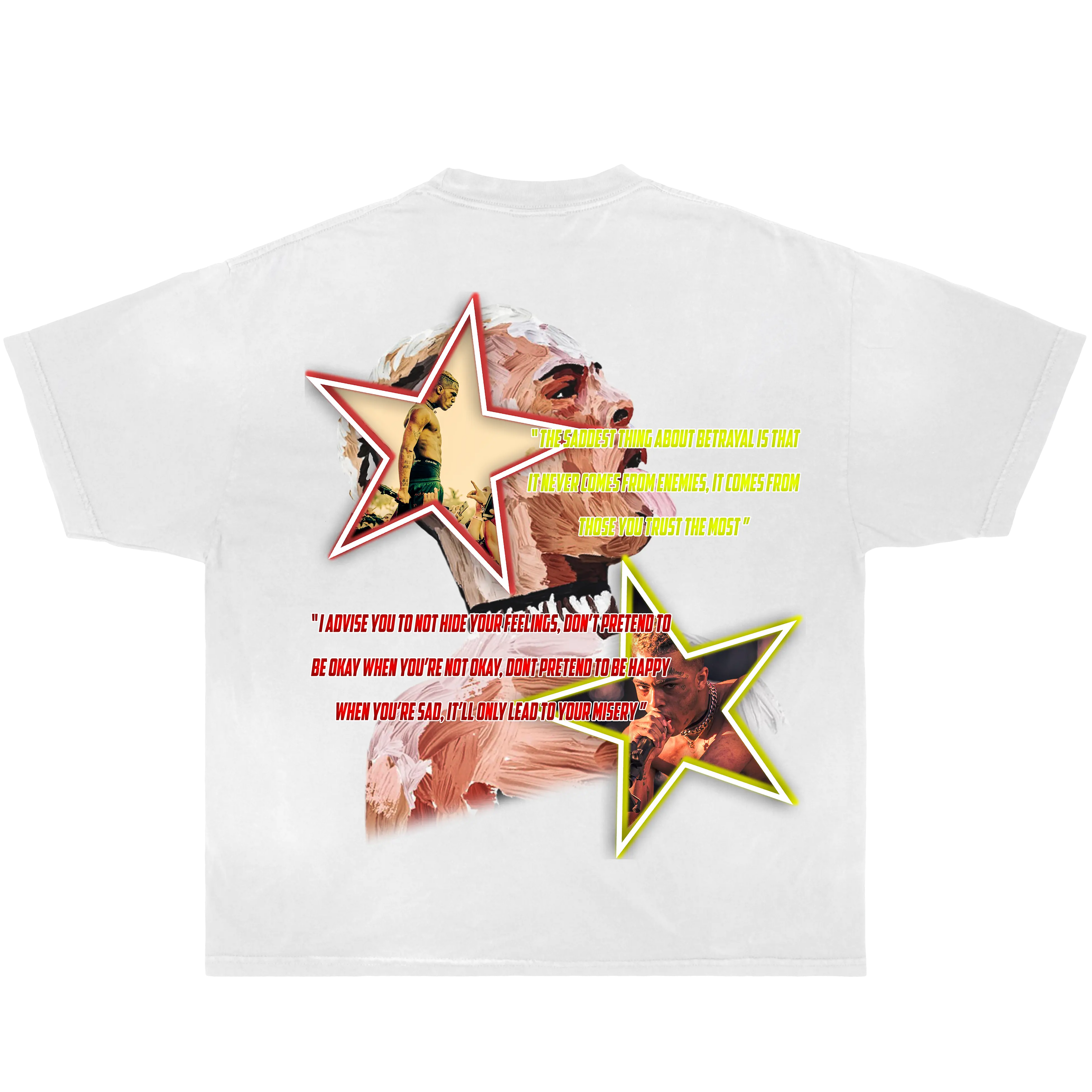 HALL OF FAME XXXTENTACION SHIRT QUOTES OVERSIZED BOXY SHIRT VINTAGE RAP SHIRTS Neniom