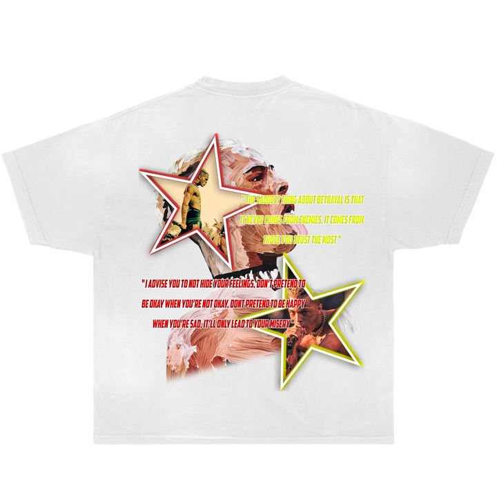 HALL OF FAME XXXTENTACION SHIRT QUOTES OVERSIZED BOXY SHIRT VINTAGE RAP SHIRTS Neniom